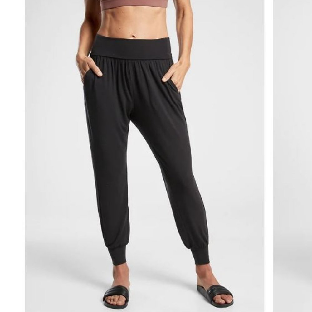 Athleta Black Track Pants